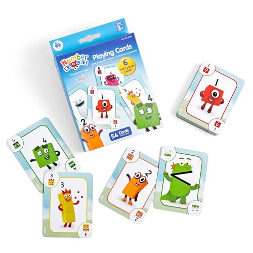 Learning Resources Numberblocks Spielkarten, kartenspiel ab 3 jahre, Karten mit Charakterbildern, Kinderspiele, junior spiele, familienspiel für unterwegs, ab 3 4 5 6 Jahren von hand2mind