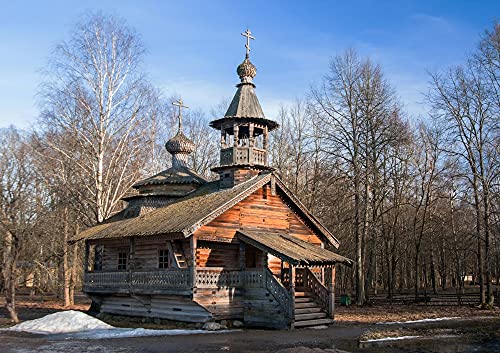 HANSEPUZZLE 62081 - Holzkirche Puzzle 130 Teile | Gebäude Puzzle mit hochwertiger Puzzle Aufbewahrung: Kartonbox und wiederverschließbarem Beutel | Puzzle-Maße: 28,7 x 20 cm HANSEPUZZLE 62081 - Holzkirche Puzzle 130 Teile | Gebäude Puzzle mit hochwertiger Puzzle Aufbewahrung: Kartonbox und wiederverschließbarem Beutel | Puzzle-Maße: 28,7 x 20 cm von hansepuzzle