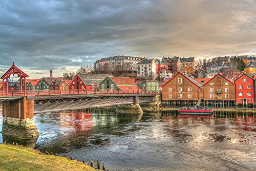 HANSEPUZZLE 74148 - Trondheim Puzzle 2000 Teile | Orte Puzzle mit hochwertiger Puzzle Aufbewahrung: Kartonbox und Wieder verschließbarem Beutel | Puzzle-Maße: 90 x 60 cm HANSEPUZZLE 74148 - Trondheim Puzzle 2000 Teile | Orte Puzzle mit hochwertiger Puzzle Aufbewahrung: Kartonbox und Wieder verschließbarem Beutel | Puzzle-Maße: 90 x 60 cm von hansepuzzle