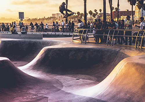 hansepuzzle 18483 - Skateboard Puzzle 130 Teile | Sport Puzzle mit hochwertiger Puzzle Aufbewahrung: Kartonbox und wiederverschließbarem Beutel | Puzzle-Maße: 28,7 x 20 cm hansepuzzle 18483 - Skateboard Puzzle 130 Teile | Sport Puzzle mit hochwertiger Puzzle Aufbewahrung: Kartonbox und wiederverschließbarem Beutel | Puzzle-Maße: 28,7 x 20 cm von hansepuzzle