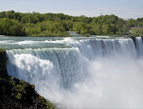 hansepuzzle 20746 - Niagara-Fälle Puzzle 1000 Teile | Natur Puzzle mit hochwertiger Puzzle Aufbewahrung: Kartonbox und Wieder verschließbarem Beutel | Puzzle-Maße: 60 x 46 cm von hansepuzzle