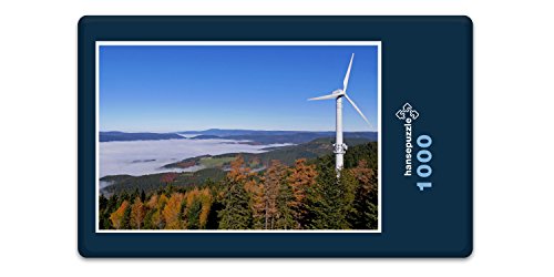 hansepuzzle 46631 - Schwarzwald Puzzle 1000 Teile | Natur Puzzle mit hochwertiger Puzzle Aufbewahrung: Kartonbox und Wieder verschließbarem Beutel | Puzzle-Maße: 60 x 46 cm von hansepuzzle