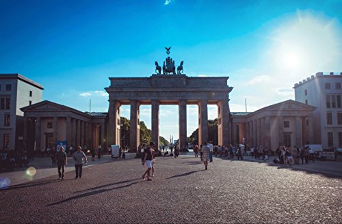 hansepuzzle 54555 - Brandenburger Tor Puzzle 500 Teile | Orte Puzzle mit hochwertiger Puzzle Aufbewahrung: Kartonbox und wiederverschließbarem Beutel | Puzzle-Maße: 46 x 30 cm von hansepuzzle