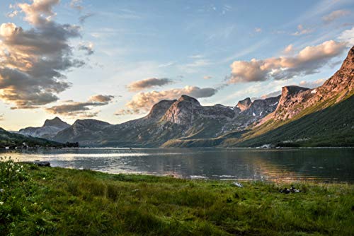 hansepuzzle 74761 - Berge Puzzle 2000 Teile | Natur Puzzle mit hochwertiger Puzzle Aufbewahrung: Kartonbox und Wieder verschließbarem Beutel | Puzzle-Maße: 90 x 60 cm von hansepuzzle