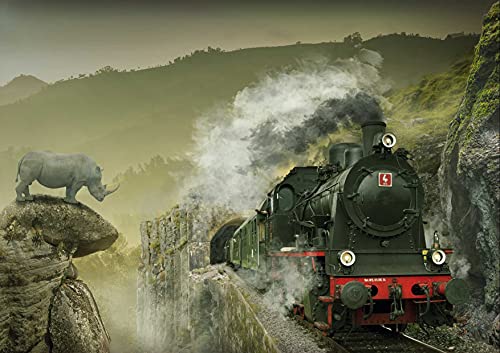 hansepuzzle 93448 - Lokomotive Puzzle 130 Teile | Fortbewegung Puzzle mit hochwertiger Puzzle Aufbewahrung: Kartonbox und wiederverschließbarem Beutel | Puzzle-Maße: 28,7 x 20 cm hansepuzzle 93448 - Lokomotive Puzzle 130 Teile | Fortbewegung Puzzle mit hochwertiger Puzzle Aufbewahrung: Kartonbox und wiederverschließbarem Beutel | Puzzle-Maße: 28,7 x 20 cm von hansepuzzle