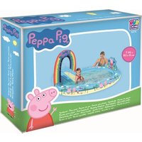 HAPPY PEOPLE 16274 Peppa Pig Playpool mit Rutsche, 188x63 cm von happy people