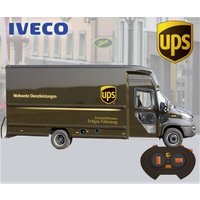 HAPPY PEOPLE 34451 1:16 RC UPS Iveco Zustellfahrzeug, 2,4 GHz von happy people