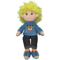 HAPPY PEOPLE 51242 Schlenkerpuppe Leo mit Hose und Pullover, 30 cm von happy people