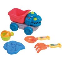 HAPPY PEOPLE 74553 Sandspiel-Set TRUCK im Dino Design, 5-teilig von happy people