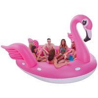 Happy People 77671 - Flamingo, Mega Floater, Badeinsel, Luftmatraze von happy people