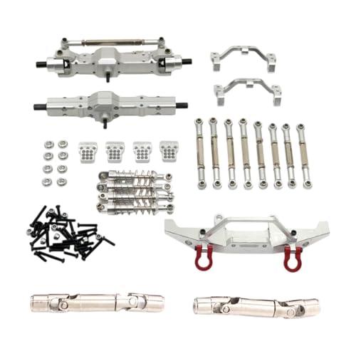 harayaa 1/16 RC Autoteile für Fy003-5A Multifunktions-Stoßdämpferhalterungen für C14 C24 für den Ersatz Ferngesteuerter Fahrzeuge, Silber von harayaa