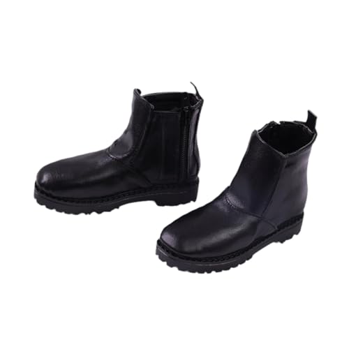 harayaa 1/3 Kurze Stiefel, Puppenstiefelette, DIY-Modekleidung, PU-Lederschuhe, modische Schuhe für 24-Zoll-Figuren von harayaa