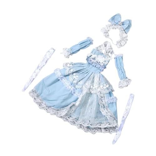 harayaa 1/3 Mädchenpuppenkleiderpuppenkleidung für Kinder Geburtstagsgeschenkkleid Kostüm für 1/3 BJD Dolls, Hellblau harayaa 1/3 Mädchenpuppenkleiderpuppenkleidung für Kinder Geburtstagsgeschenkkleid Kostüm für 1/3 BJD Dolls, Hellblau von harayaa