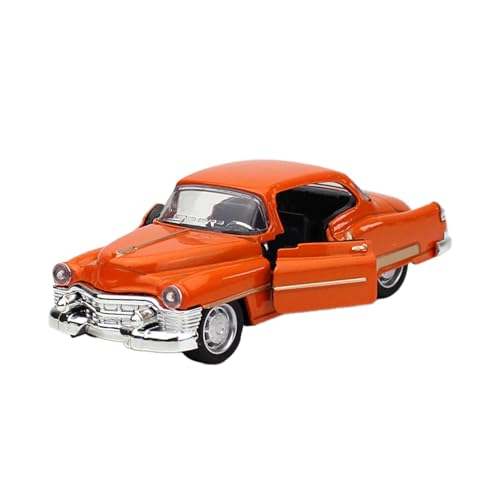 harayaa 1/32 Druckguss-Modellauto, simuliertes Automodell, Miniatur-Automodell, Spielzeug, Klassische Fahrzeuge, Modell für Büro, Erwachsene, Geschenke, Orange von harayaa