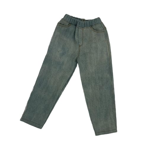 harayaa 1/6 Scale Figure Puppenhose Kostüm Puppenkleidung Puppenjeans für 12 Zoll Actionfigur, Hellblau von harayaa