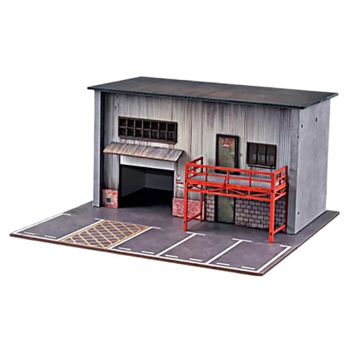 harayaa 1/64 Diecast Auto Vitrine Simulation Parkplatz Display mit Licht für Sport Auto von harayaa