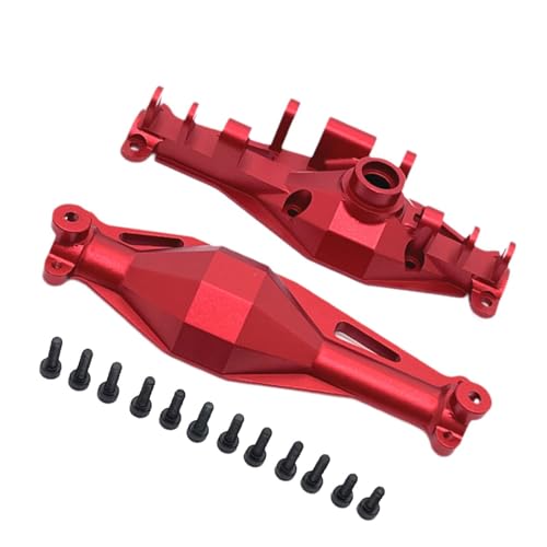 harayaa 1:12 Achsgehäuse Aluminiumlegierung Zubehör RC Teile Ersatz für H12Y Crawler Modell, Rote Rückseite von harayaa