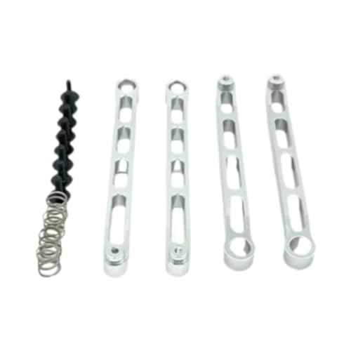 harayaa 1:12 RC Auto Vorderachse Zugstange Set Einfache Installation RC Auto Ersatzteile Reparatur Teile für MN82, Silber harayaa 1:12 RC Auto Vorderachse Zugstange Set Einfache Installation RC Auto Ersatzteile Reparatur Teile für MN82, Silber von harayaa