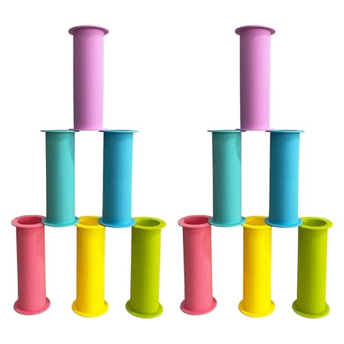 harayaa 12pcs Stacking Cup Set für Kinderentwicklungsspielzeug Ausbildung, Geschwindigkeitstrainingsspiel, frühe Entwicklungsaktivität für Babykinder von harayaa