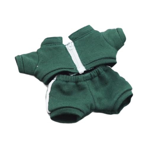 harayaa 17 cm Puppenkleidung, Anhänger, Puppen Outfits, Handgefertigt, Schöner Puppenkleidungsanzug, Leicht zu Tragender Schlüsselanhänger, Puppenzubehör, Par, Grün von harayaa