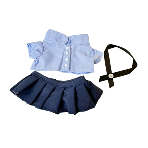 harayaa 20 cm Große Puppenkleidung Aus Plüsch, Weich, Anzieh Puppenzubehör Aus Plüsch, Foto Requisiten, Kostüme, DIY Puppenanzug, Puppenkleidung, Thailändische Schuluniform von harayaa