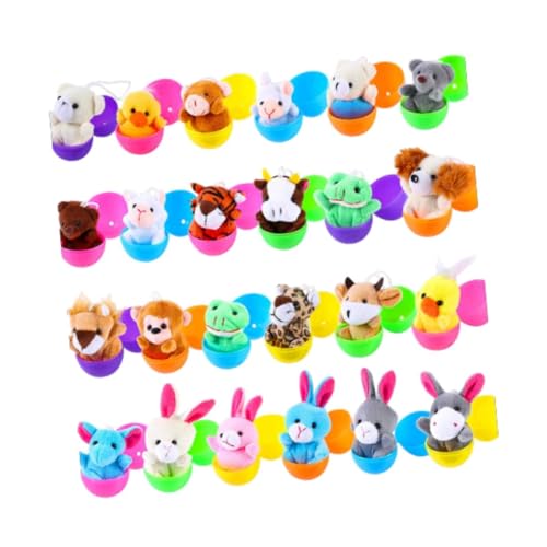 harayaa 24Pcs Bunte Ostern Eier Ornamente Im Inneren Spielzeug Ostern Korb Stuffers für Mädchen von harayaa