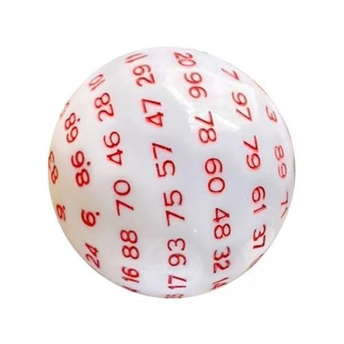 harayaa 2X 100 Seitige Würfel für Rollenspiele, Polyedrische Würfel für Brettspiele harayaa 2X 100 Seitige Würfel für Rollenspiele, Polyedrische Würfel für Brettspiele von harayaa