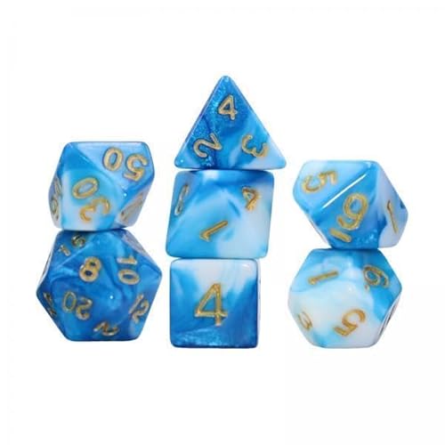 harayaa 2X 7 Polyeder Würfel Set Aus Acryl für Tischspiele Und Rollenspiele harayaa 2X 7 Polyeder Würfel Set Aus Acryl für Tischspiele Und Rollenspiele von harayaa