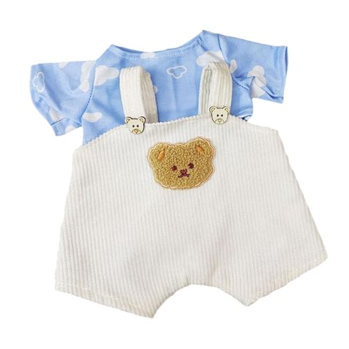 harayaa 38cm Puppenkleidung Outfit Anziehspielzeug Mode Niedliche Puppenkleidung Anzug als Geschenk, Blau von harayaa