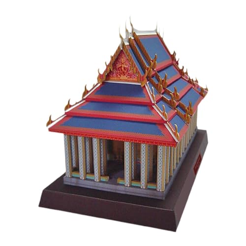 harayaa 3D Puzzle Konstruktionsspielzeug Papier Hobby Spielzeug Lernspielzeug Modellierbausatz für Diorama Zubehör Layout Architekturmodell von harayaa