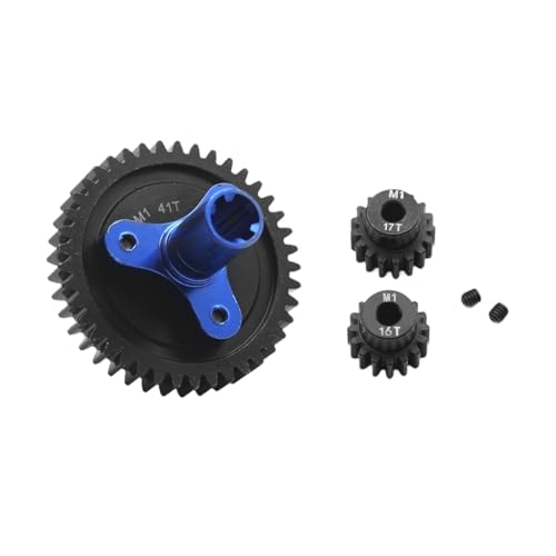 harayaa 3pcs 1/10 RC Slipper Clutch 39/40/41/42/43T Ersatzteile Professionelles Metall M1 -Gang für 1/10arrma Granitmodell DIY ACCS, 41t 16 17t von harayaa