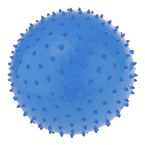 harayaa 9 Zoll Kinder Knorrigen Hüpfbälle Spiky Sensorischen Ball für Yoga Massage, Blau von harayaa