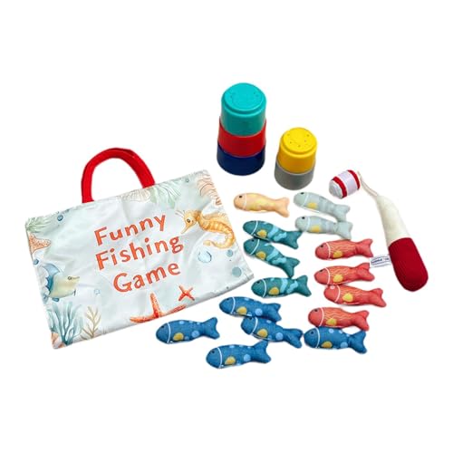 harayaa Angelspielzeug, Angelspiel aus Stoff, sensorisches Spielzeug, Beige harayaa Angelspielzeug, Angelspiel aus Stoff, sensorisches Spielzeug, Beige von harayaa