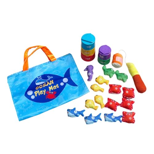 harayaa Angelspielzeug, Angelspiel aus Stoff, sensorisches Spielzeug, Blau harayaa Angelspielzeug, Angelspiel aus Stoff, sensorisches Spielzeug, Blau von harayaa