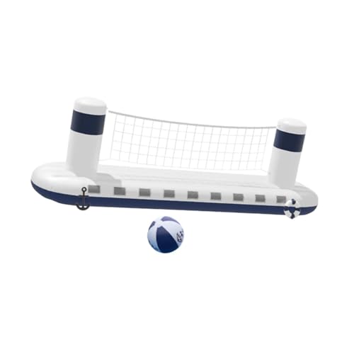 harayaa Aufblasbares Pool-Volleyball-Set, Sommer-Pool-Spiele, Spaß, leichtes aufblasbares Volleyballnetz für Kinder, Eltern, Outdoor, 300cmx75cmx90cm von harayaa