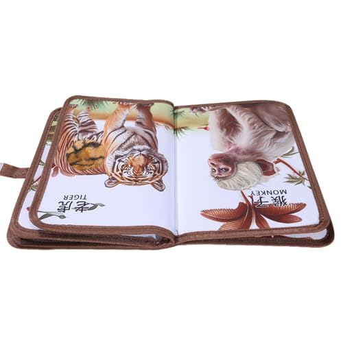 harayaa Babybücher Spielzeug, Knisterbücher für Babys, Weiche Simulation Aufklärung Tier Touch Buch Sensorische Entwicklung, von harayaa