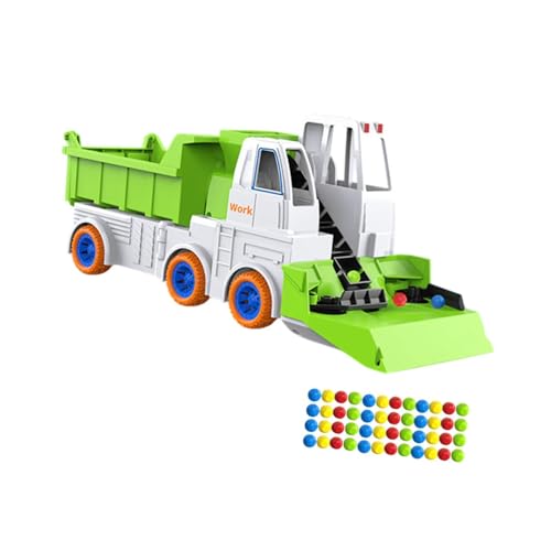 harayaa Bagger Auto Spielzeug Auto Bead Sweeper Truck Tankwagen Tragbarer Mischer Muldenkipper Technik Fahrzeug Spielzeug für Kinder Kinder, Transport-LKW von harayaa