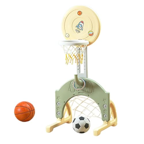 harayaa Basketball für den Innenbereich, Kindersportspielzeug, Trainingsspiel für die ganze Familie mit Fußballspiel, Beige Schleife von harayaa