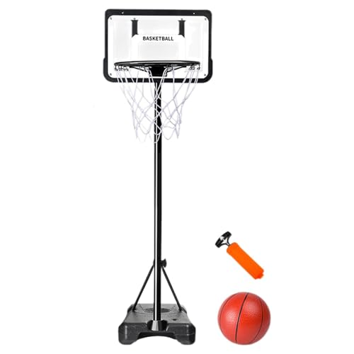 harayaa Basketballkorb für Kinder, Basketballkorb für draußen, Spielzeug mit Einstellbarer Höhe, Familienspiele für drinnen, 148cm bis 250cm von harayaa