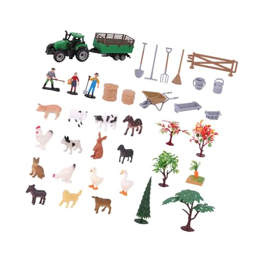 harayaa Bauernhof Tiere Figuren Spielzeug Frühe Lernspielzeug Micro Landschaft Modell Figuren für Erwachsene, 49 Stück harayaa Bauernhof Tiere Figuren Spielzeug Frühe Lernspielzeug Micro Landschaft Modell Figuren für Erwachsene, 49 Stück von harayaa