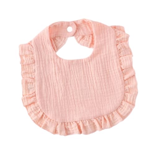 harayaa Baumwolle Baby Lätzchen Spuck Lätzchen Wasserdicht Sabbern Lätzchen Drooling Bib für Jungen Infant Neugeborenen, ROSA von harayaa