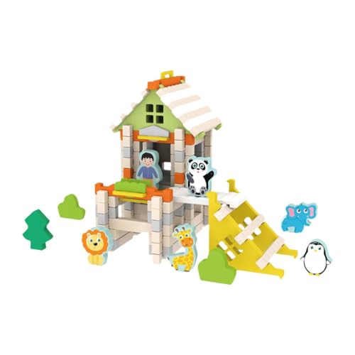 harayaa Bausatz Holzspielzeug für Kinder, Interaktive Konstruktion für Jungen Und Mädchen, Zoo harayaa Bausatz Holzspielzeug für Kinder, Interaktive Konstruktion für Jungen Und Mädchen, Zoo von harayaa