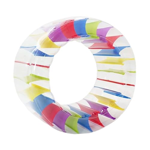 harayaa Buntes aufblasbares Wasserrad, aufblasbares Rollenrad, gefaltet, 185 x 120 x 149 cm, für Erwachsene, Floß für Sommerspiele im Pool harayaa Buntes aufblasbares Wasserrad, aufblasbares Rollenrad, gefaltet, 185 x 120 x 149 cm, für Erwachsene, Floß für Sommerspiele im Pool von harayaa