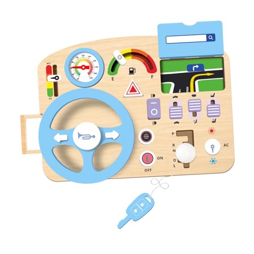 harayaa Busy Board, Sensory Activity Board, Baby-Reisespielzeug, Schalttafel-Lenkrad-Spielzeug, für Vorschulkinder, Kleinkinder 1–3 Geschenke von harayaa