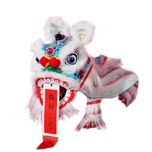 harayaa Chinesische Löwenpuppe Bastelt Löwentanzpuppe für Karneval, Feiertage, Weihnachten von harayaa