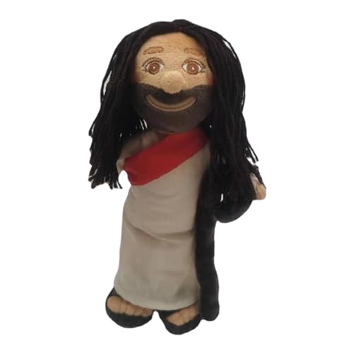 harayaa Christliches gefülltes Plüsch-Jesus-Spielzeug, niedliche Partybevorzugung, Retter-Puppenfigur, Jesus-gefüllte Plüschpuppe für Baby- und, Stil b von harayaa