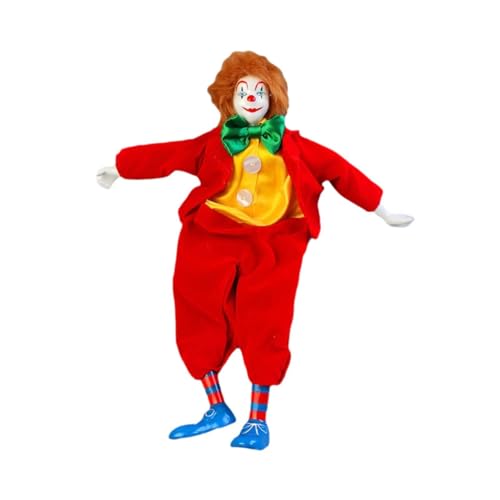 harayaa Clown Puppe Figur Dekoration Geschenke Ornament Figur für Bücherregal von harayaa