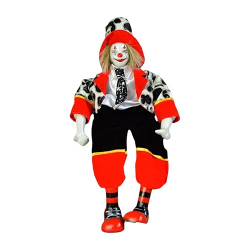 harayaa Clownfigur aus Porzellan, Clownpuppe, Partygeschenk, niedlich, 41 cm, Geschenk, Actionfigur, Dekoration für den Schreibtisch, Einweihungsparty, harayaa Clownfigur aus Porzellan, Clownpuppe, Partygeschenk, niedlich, 41 cm, Geschenk, Actionfigur, Dekoration für den Schreibtisch, Einweihungsparty, von harayaa