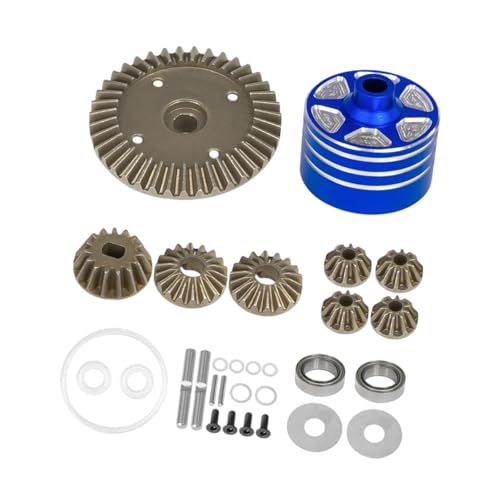 harayaa Differentialbox Und Metallteile für RC Autos Der Serie 1:10, Blau von harayaa