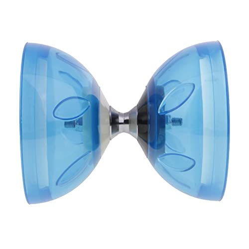 harayaa Dreifach Gelagertes Jonglier Diabolo Spielzeug mit S Set, Blau, 10,5 cm harayaa Dreifach Gelagertes Jonglier Diabolo Spielzeug mit S Set, Blau, 10,5 cm von harayaa
